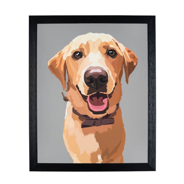 cartoonize pet on fine art print